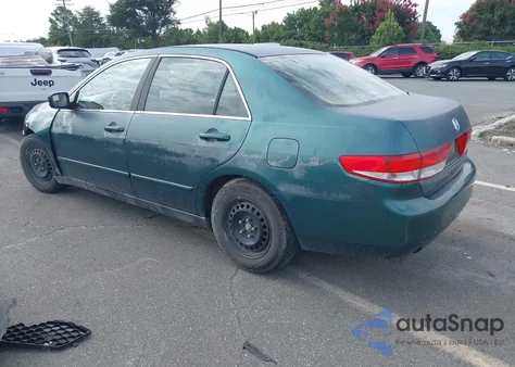 2003 Honda Accord Lx from USA, damaged, VIN 1HGCM56373A027387